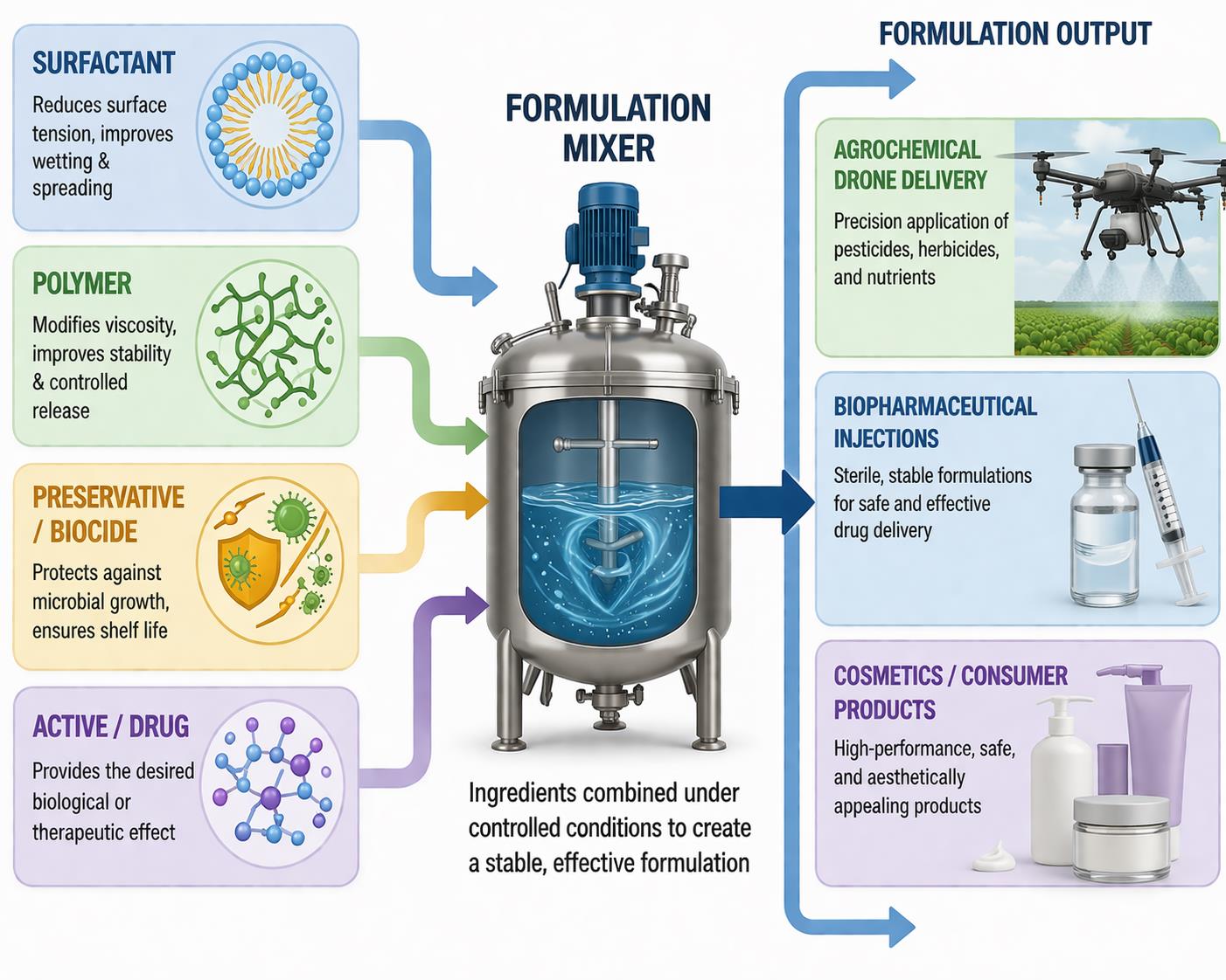Formulation design across industries
