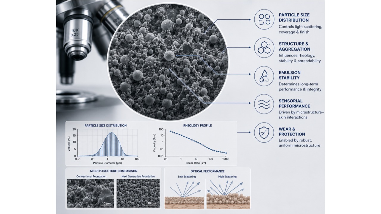 Foundation microstructure under the microscope